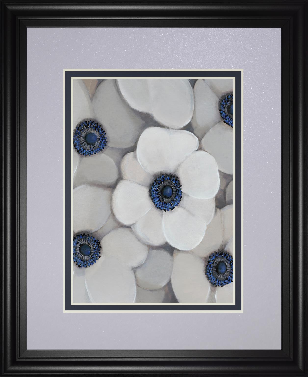 White Anemone I By Tim Otoole 34X40 Framed Print