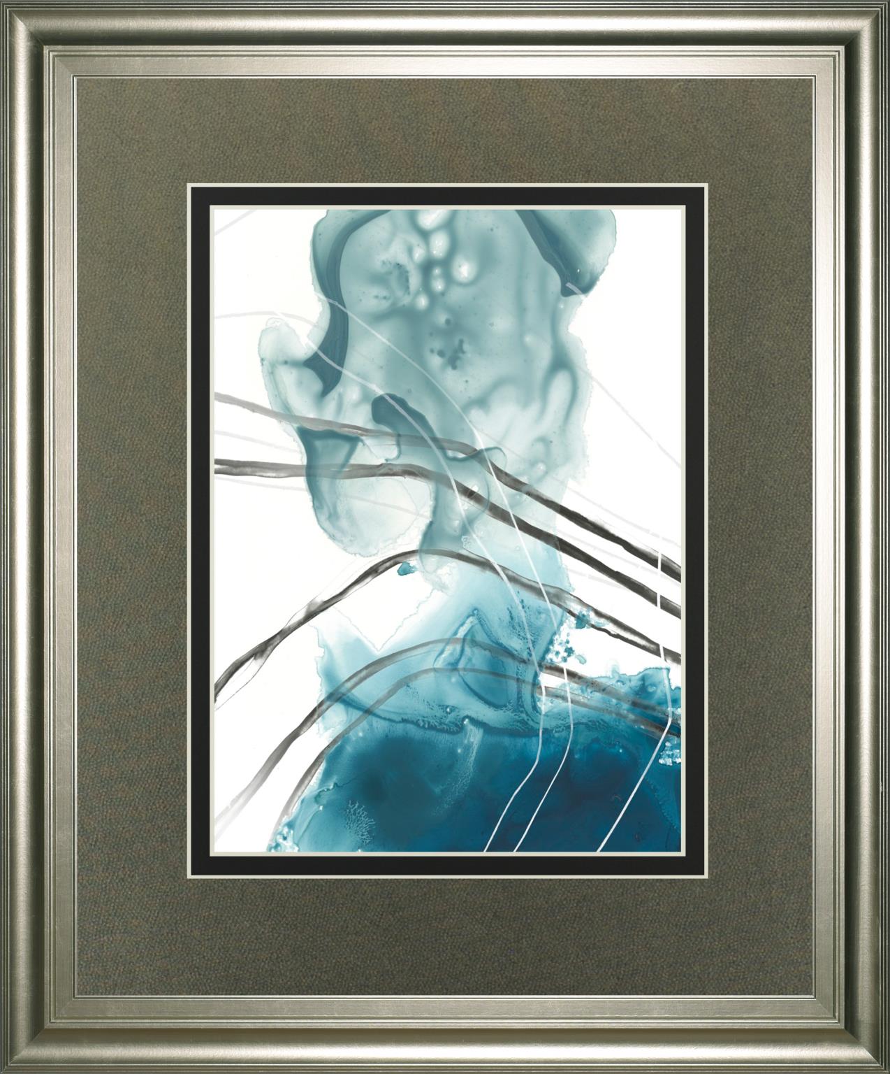 Bella Indigo I By June Erica Vess 34X40 Framed Print