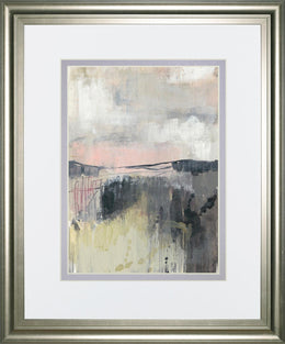 Blush Horizon I By Jennifer Goldberger 34X40 Framed Print