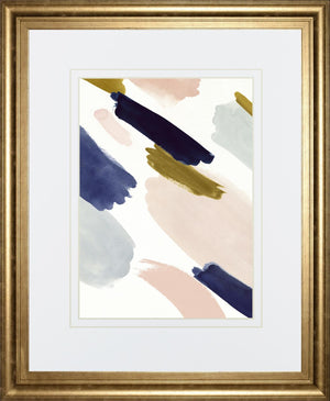 Brushmarks Ii By Victoria Borges 34X40 Framed Print