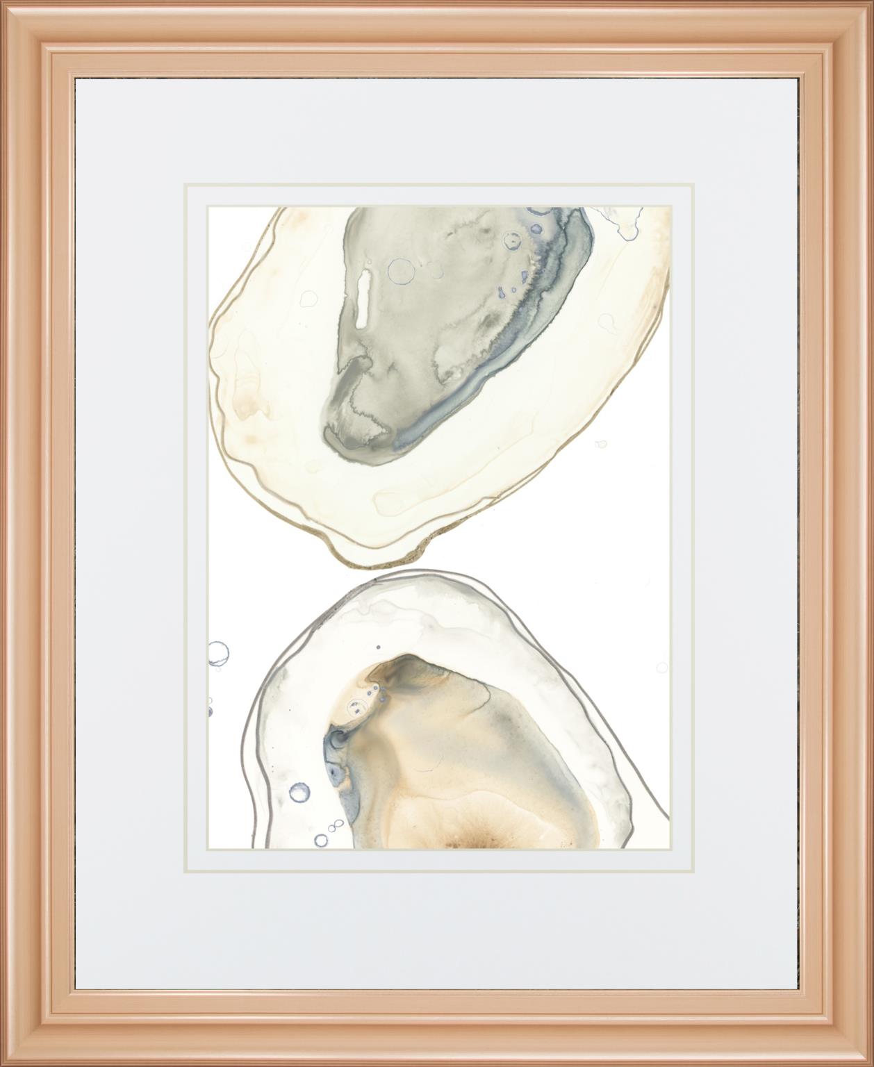 Ocean Oysters Ii By June Erica Vess 34X40 Framed Print