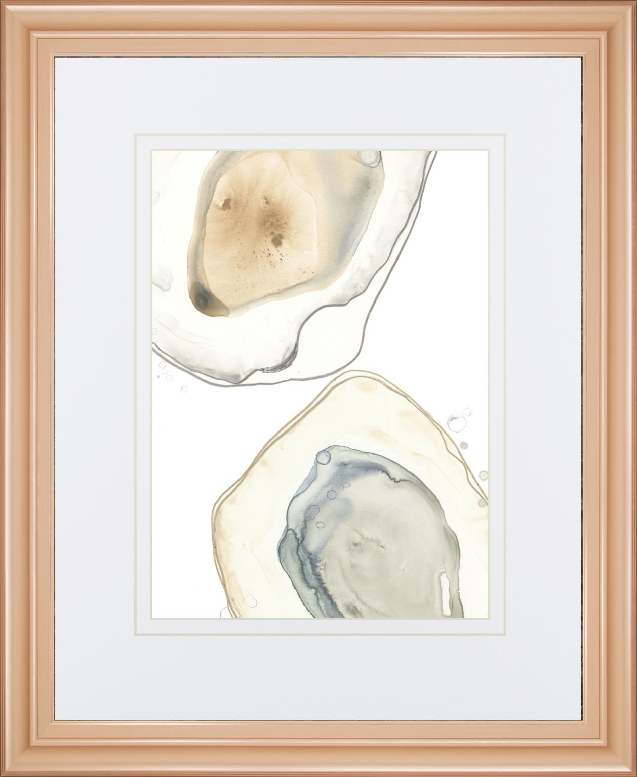 Ocean Oysters Iii By June Erica Vess 34X40 Framed Print