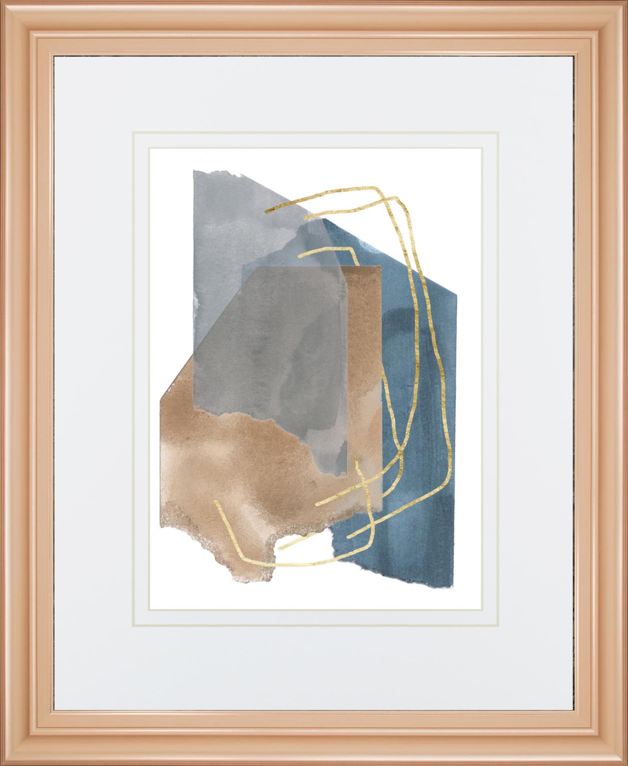 Matter Dissolving I By Melissa Wang 34X40 Framed Print