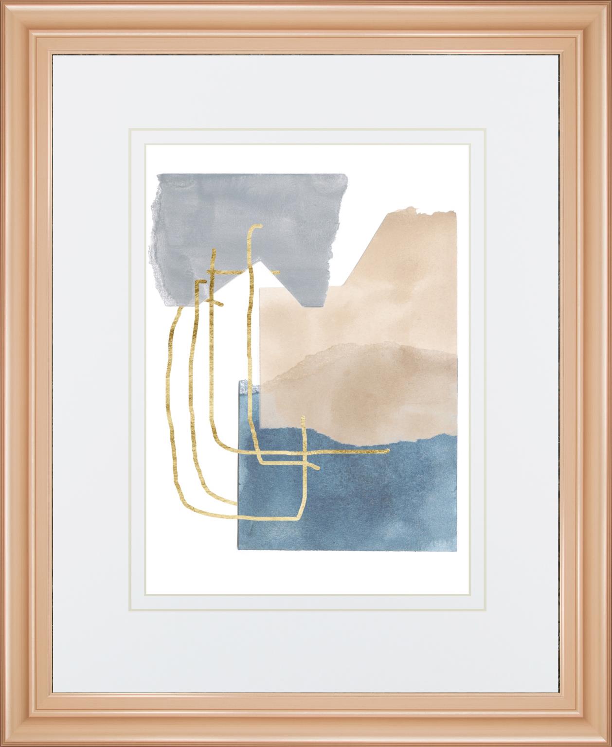 Matter Dissolving Iv By Melissa Wang 34X40 Framed Print