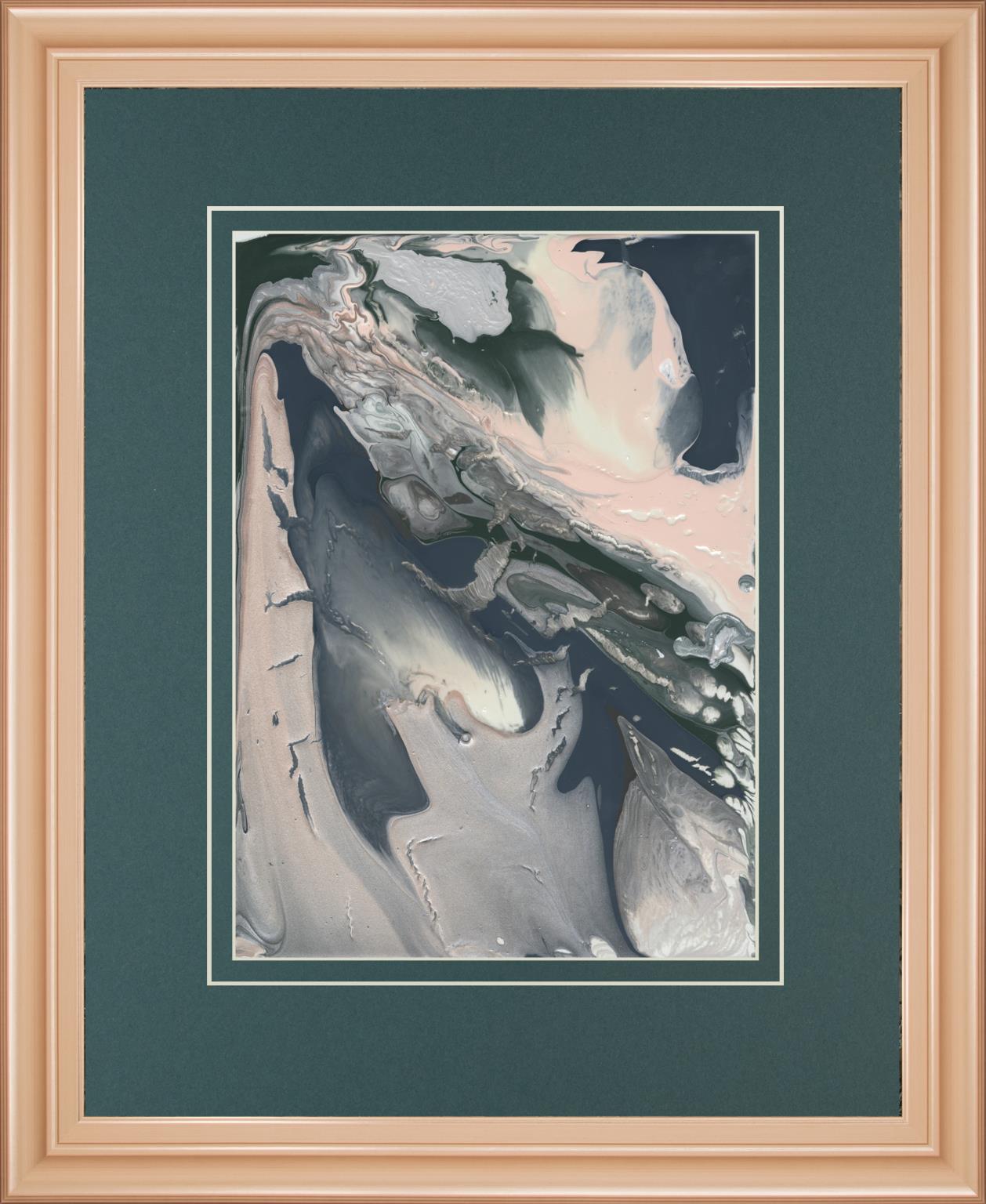 Sage Advice Abstract Ii By Natalie Sizemore 34X40 Framed Print