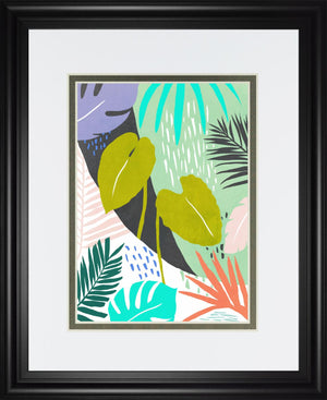 Jazzy Jungle I By Annie Warren 34X40 Framed Print
