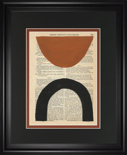Modern Prose I By RenÃ©E W. Stramel 34X40 Framed Print