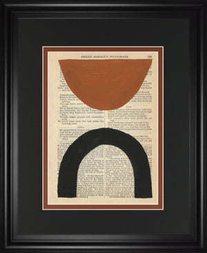 Modern Prose I By RenÃ©E W. Stramel 34X40 Framed Print