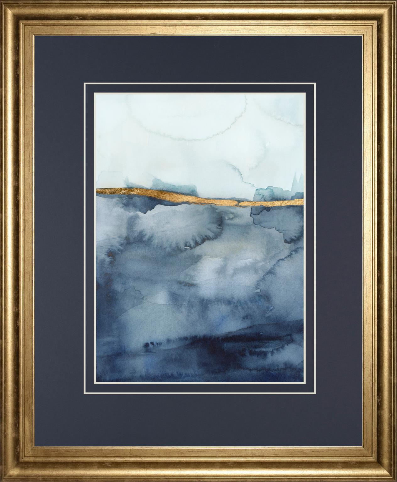Coastal Horizon I By Victoria Borges 34X40 Framed Print