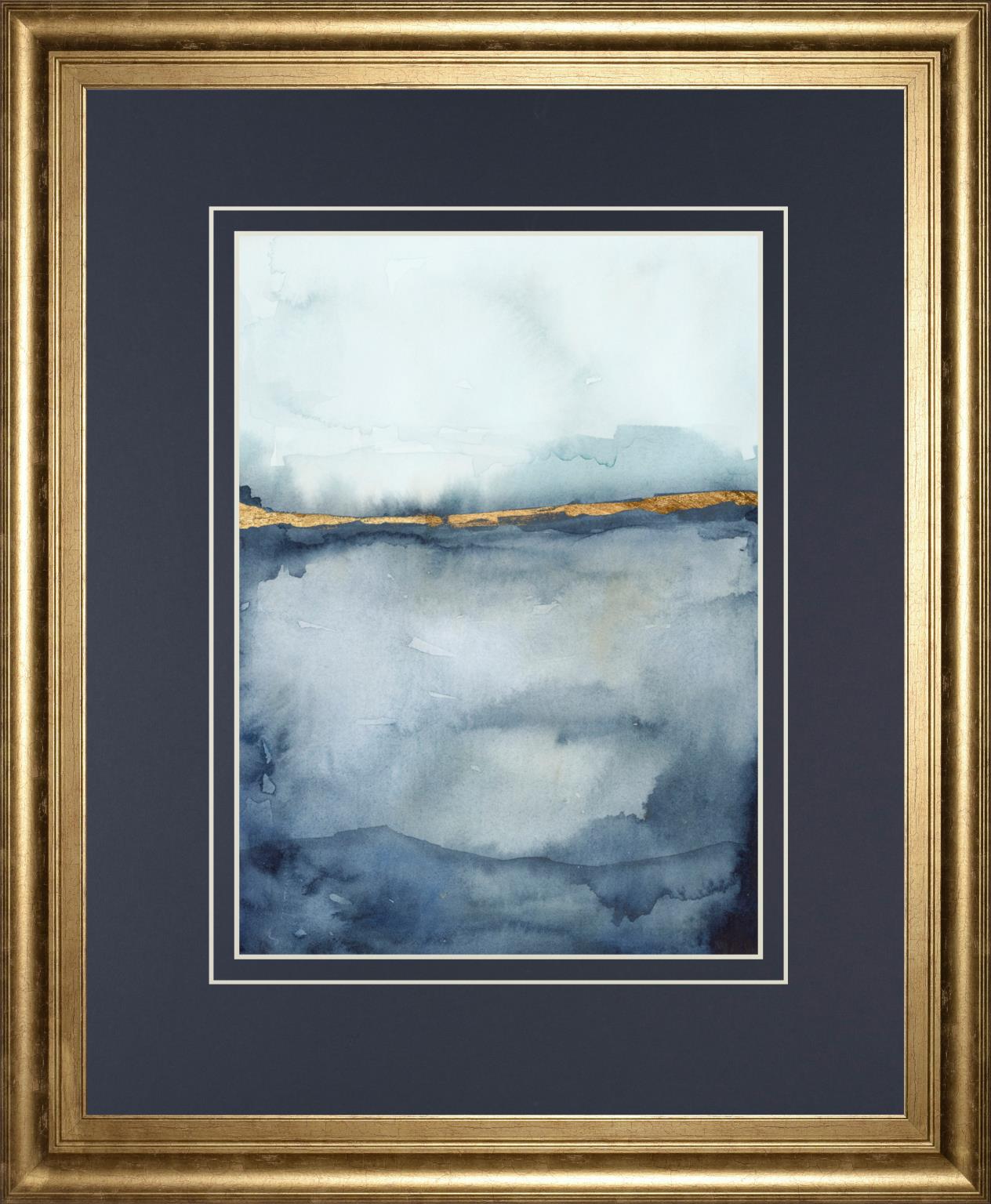 Coastal Horizon Ii By Victoria Borges 34X40 Framed Print
