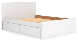 Onita Panel Platform Bed with 2 Side Storage