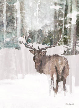 Grand Elk Ii By Stellar Design Studio (Framed) Giclee Canvas