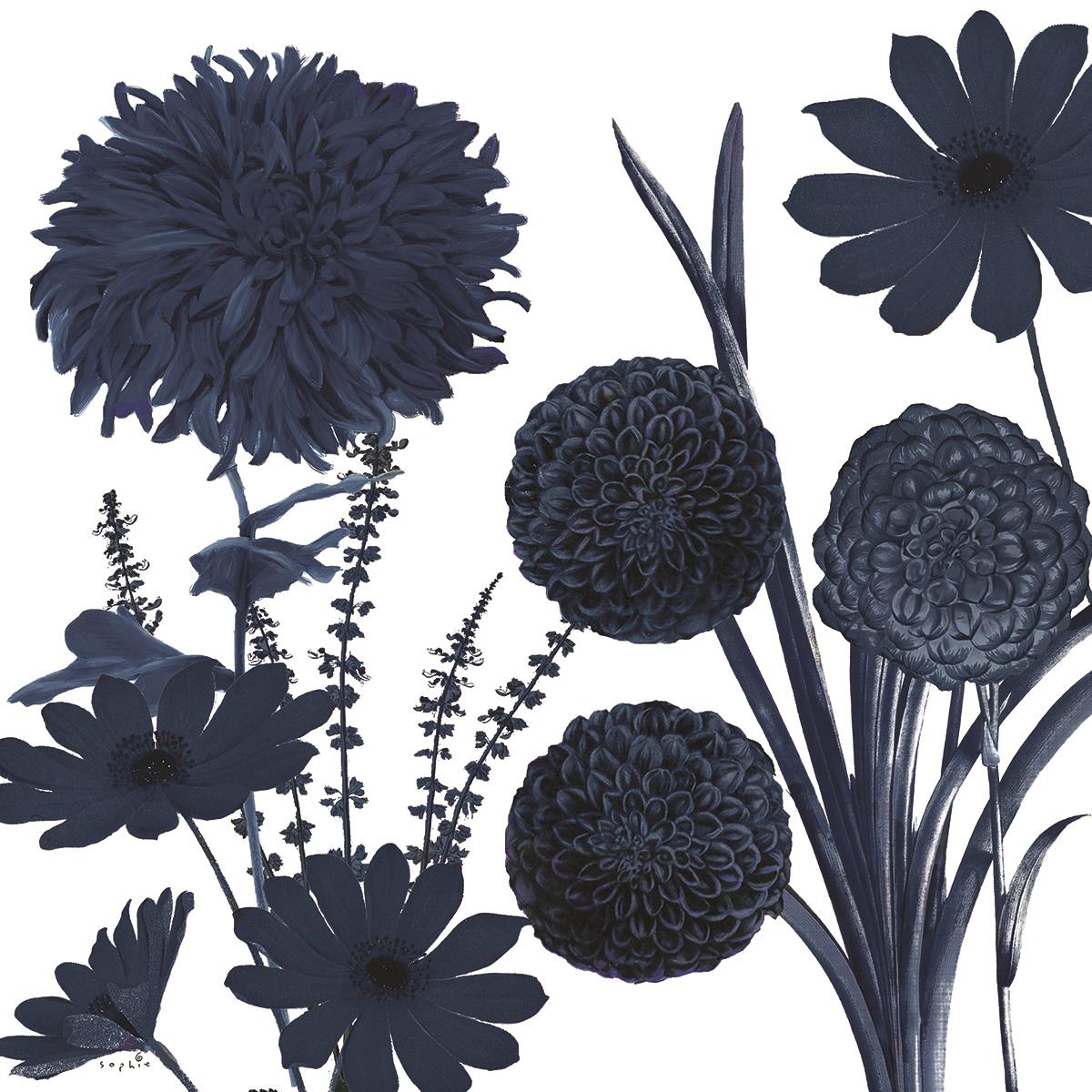 Blue Shift I By Sophie Six (Framed) Giclee Canvas