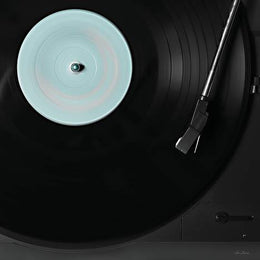 Turntable Tune By Lori Deiter (Framed) Giclee Canvas