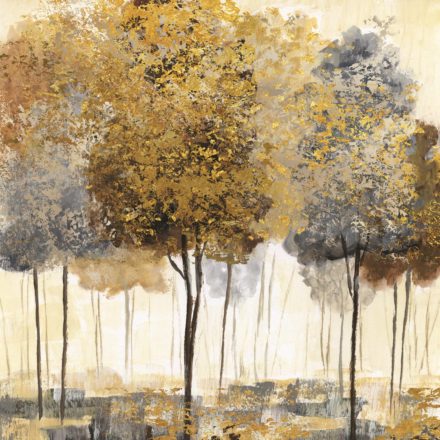 Metallic Forest I By Nan Giclee Canvas