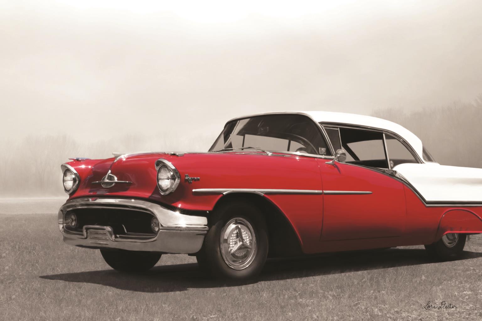 Old Super 88 By Lori Deiter (Small)(Framed) Giclee Canvas