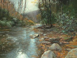 Â Downstream By Roger Bansemer (Small)(Framed) Giclee Canvas