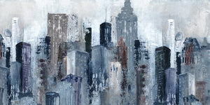 City Mood By Carol Robinson (Small)(Framed) Giclee Canvas