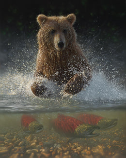 Lucky Hole By Collin Bogle (Small)(Framed) Giclee Canvas