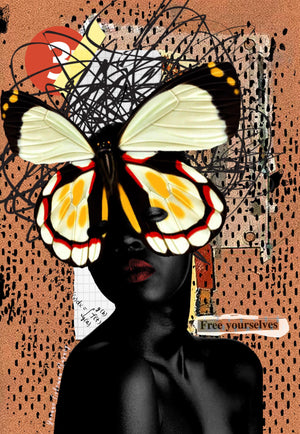 Transformation Ii By Yvonne Coleman Burney (Small)(Framed) Giclee Canvas