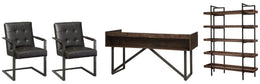 Starmore Home Office Desk with Chair and Storage