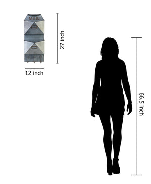 Metal Wall Rack Mixed Media