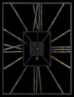 Metal Wall Clock Mixed Media