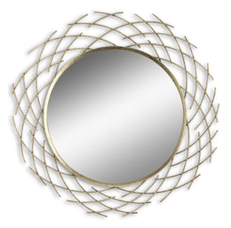 Metal Wall Mirror Mixed Media
