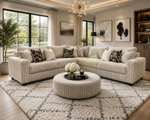 9600 Gray - Oversized Sectional