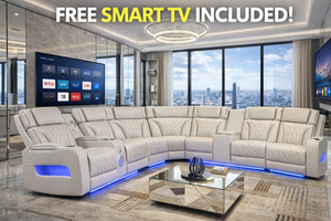 Spain Sand Power Reclining Sectional