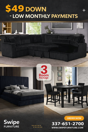 Andy 3-Room Package – Free Mattress or 50" Smart TV!