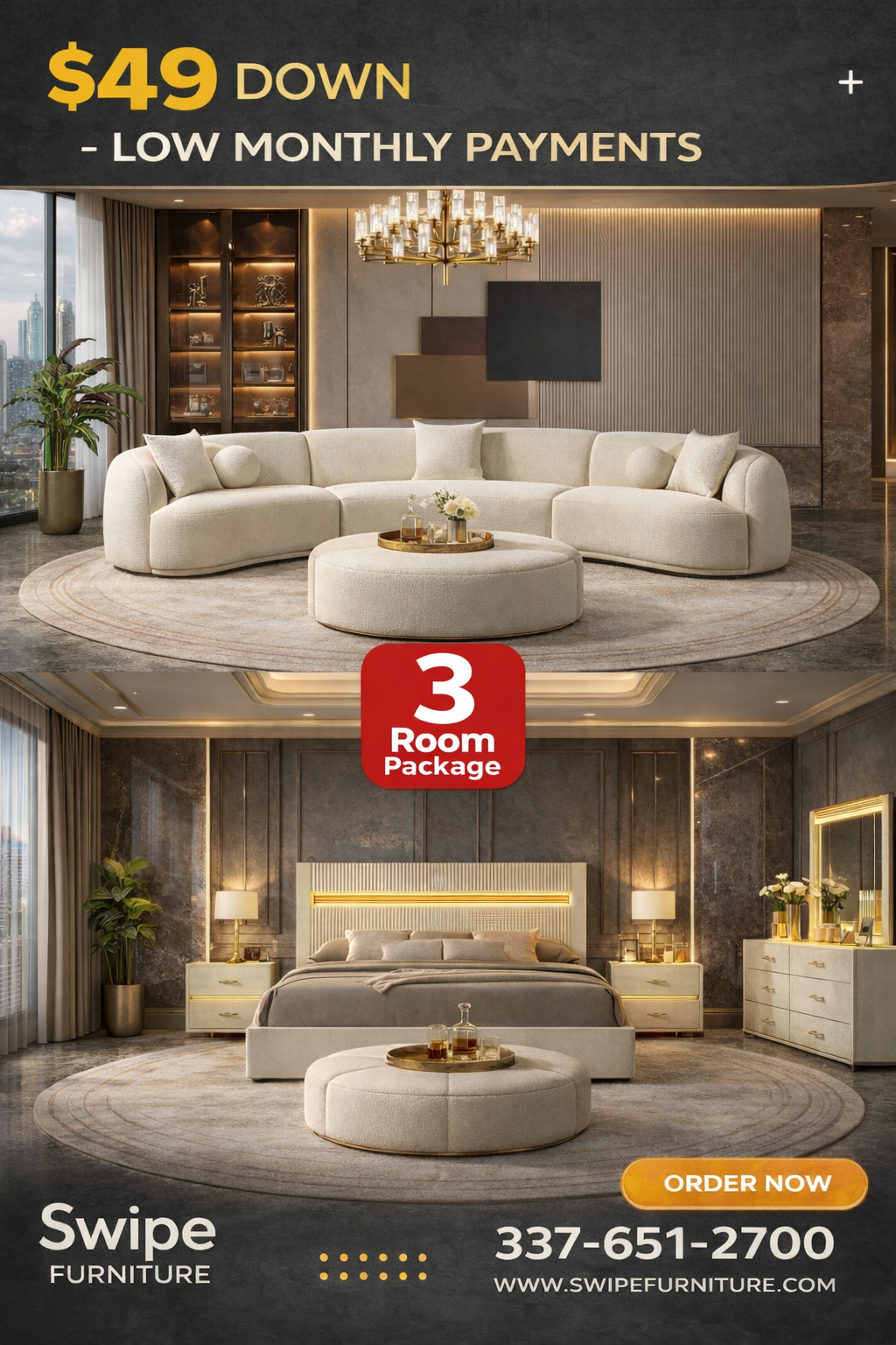 Bonita Gold 3 Room Package