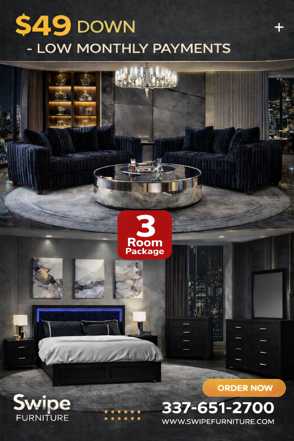 Moonlight 3 Room Package