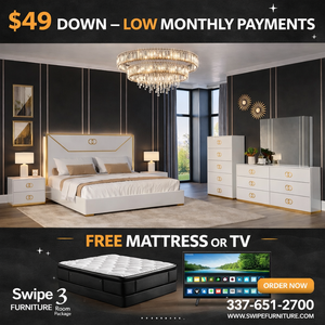 Vogue Collection (White) Bedroom Set