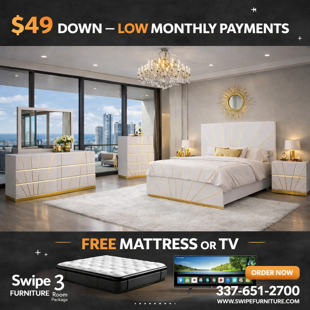 Martina Bedroom Set - Free tv or mattress