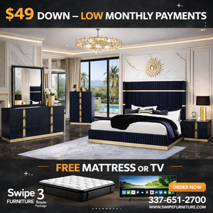 Evon (Black) Bedroom Set