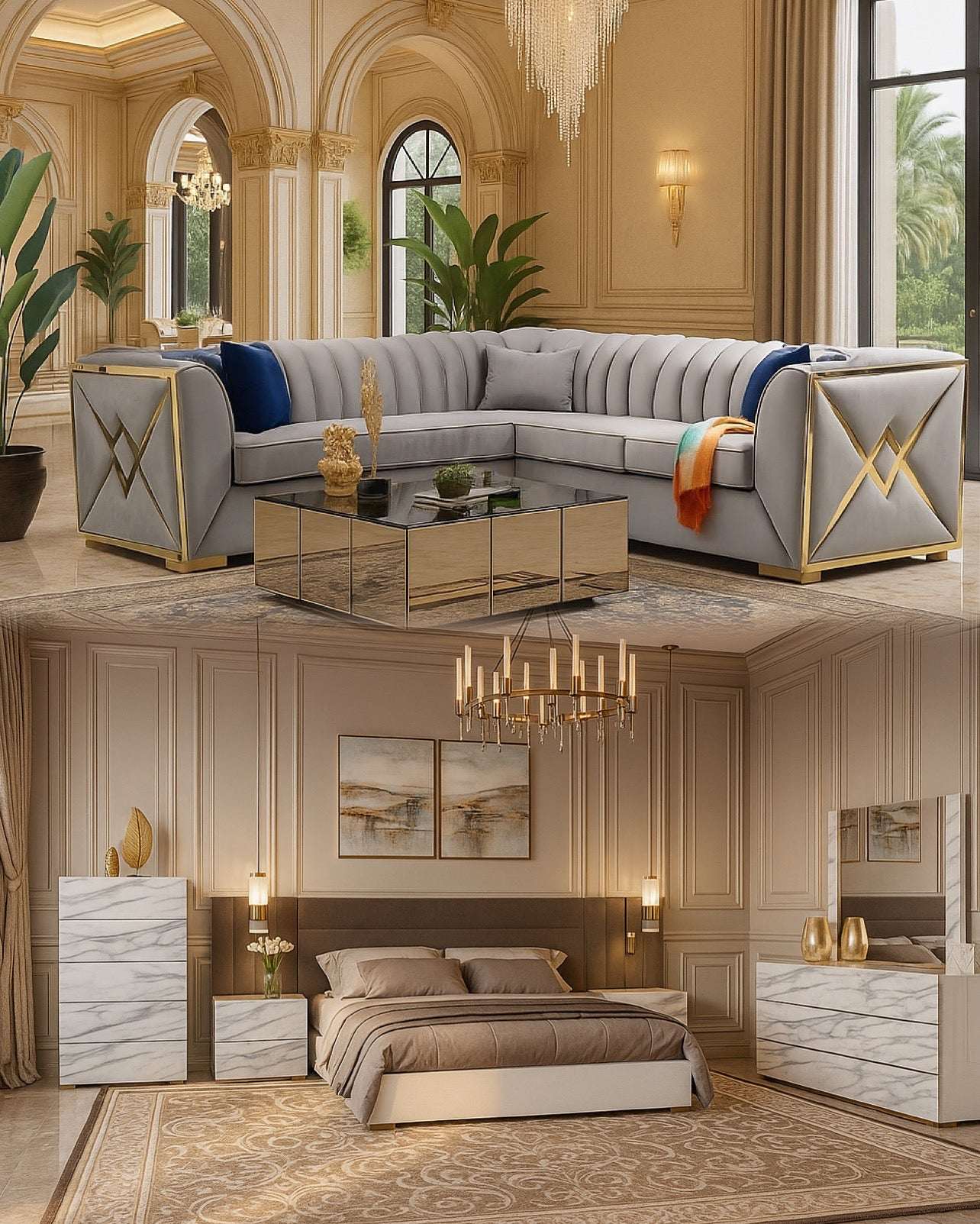 Julia Gold 2-Room Package