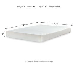 Chime 8 Inch Memory Foam Full Mattress