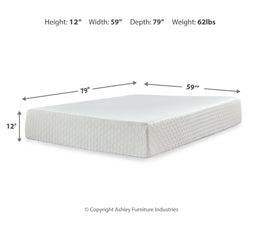 Chime 12 Inch Memory Foam Mattress