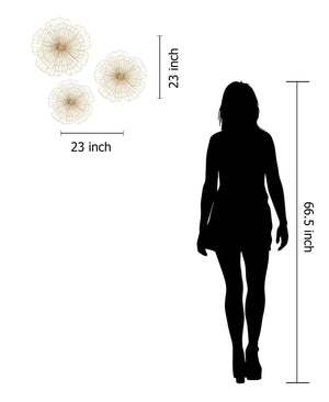 Gold Metal Wire Mixed Media