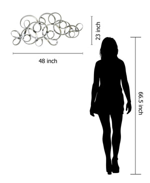 Metal With Silver Leafing Mixed Media