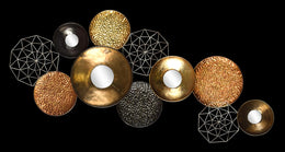 Metal And Mirrors Mixed Media