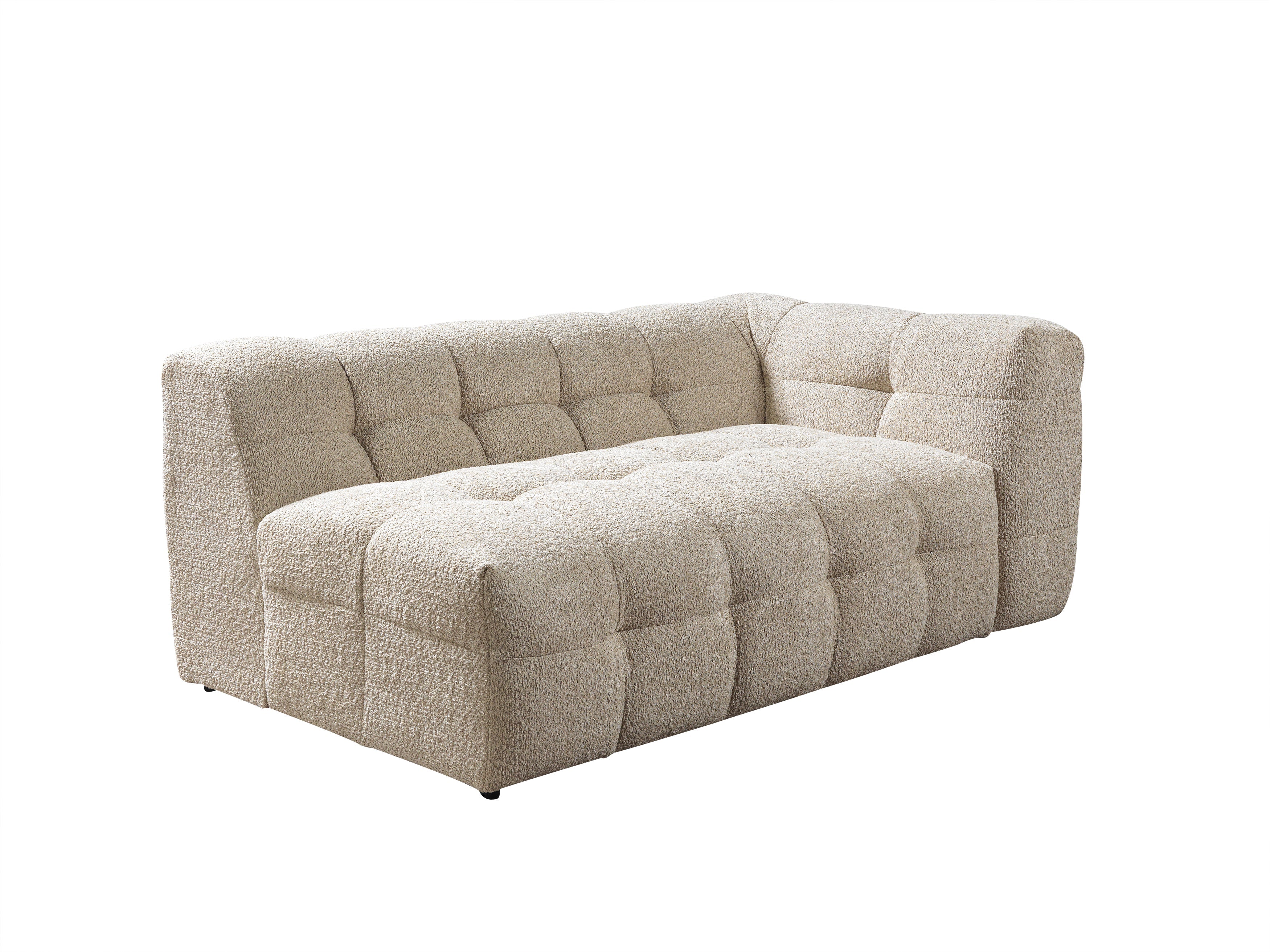 Ivy Sand Boucle LAF 110" Sectional