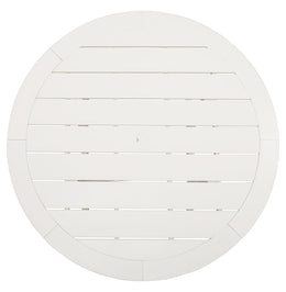 Crescent Luxe Round Dining Table w/UMB OPT