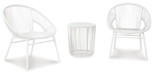 Mandarin Cape Chairs w/Table Set (3/CN)