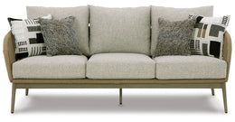Swiss Valley Outdoor Sofa and 2 Lounge Chairs with Coffee Table and 2 End Tables