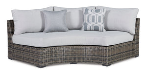 Harbor Court 3-Piece Outdoor Sectional with Ottoman