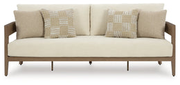 Serene Bay Ottoman with Cushion