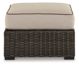 Coastline Bay Ottoman with Cushion