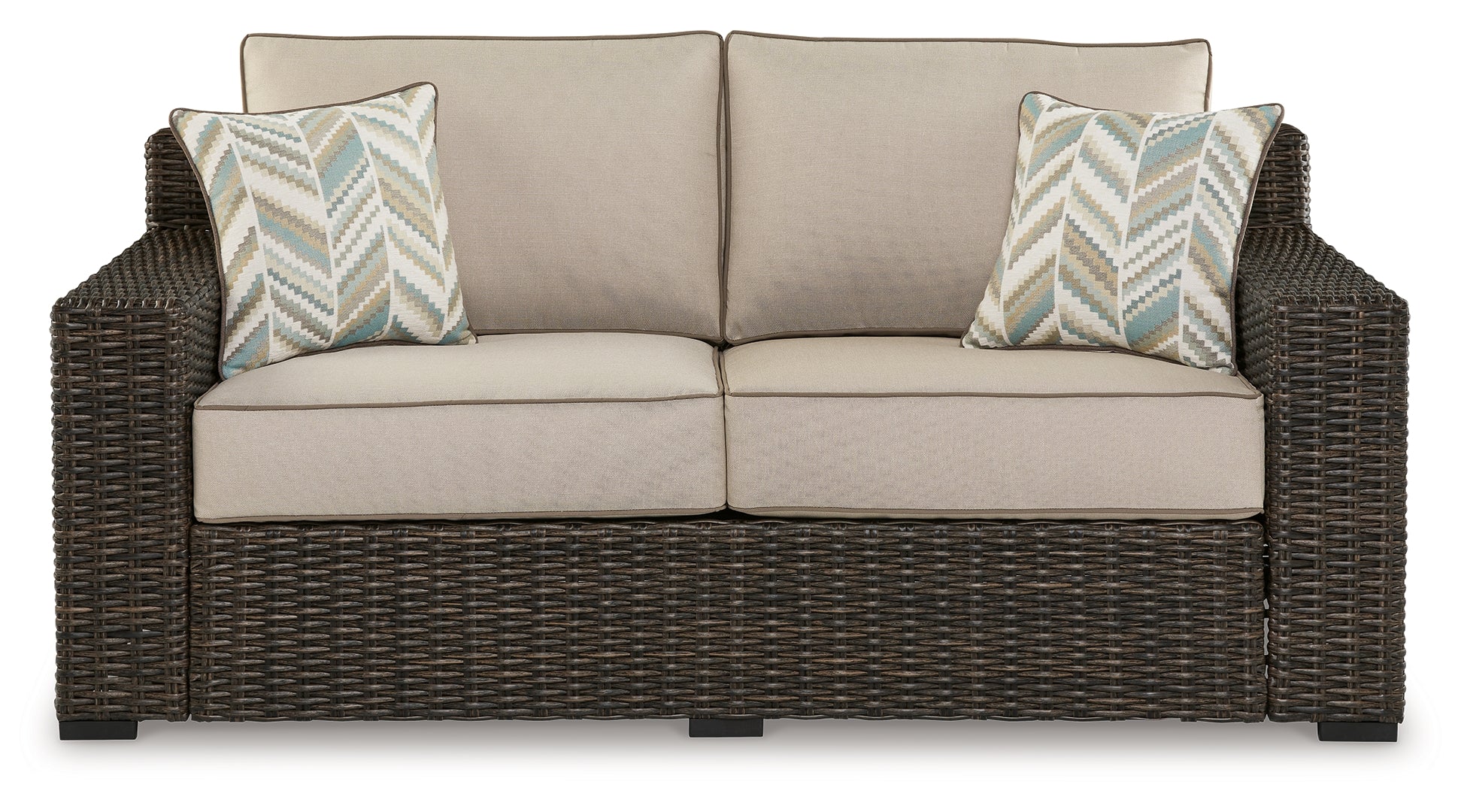 Coastline Bay Ottoman with Cushion